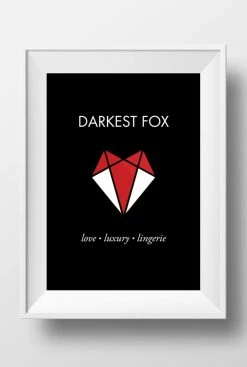 Darkest Fox 11" X 17" Poster Like A Vixen