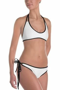 Darkest Fox Black Trim Bikini