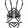 Love Lorn Lingerie Diamanté Leather Harness Set