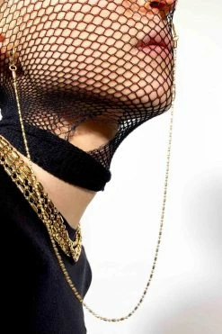 Domestique Long Bold Chain Double Earring 18K - 24K Gold