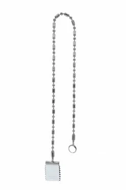 Domestique 18K - 24K Gold Long Bold Chain Stamp Earring