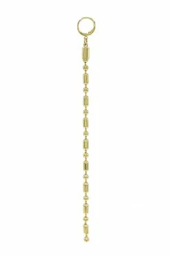 Domestique 18K - 24K Gold Medium Bold Chain Simple Earring