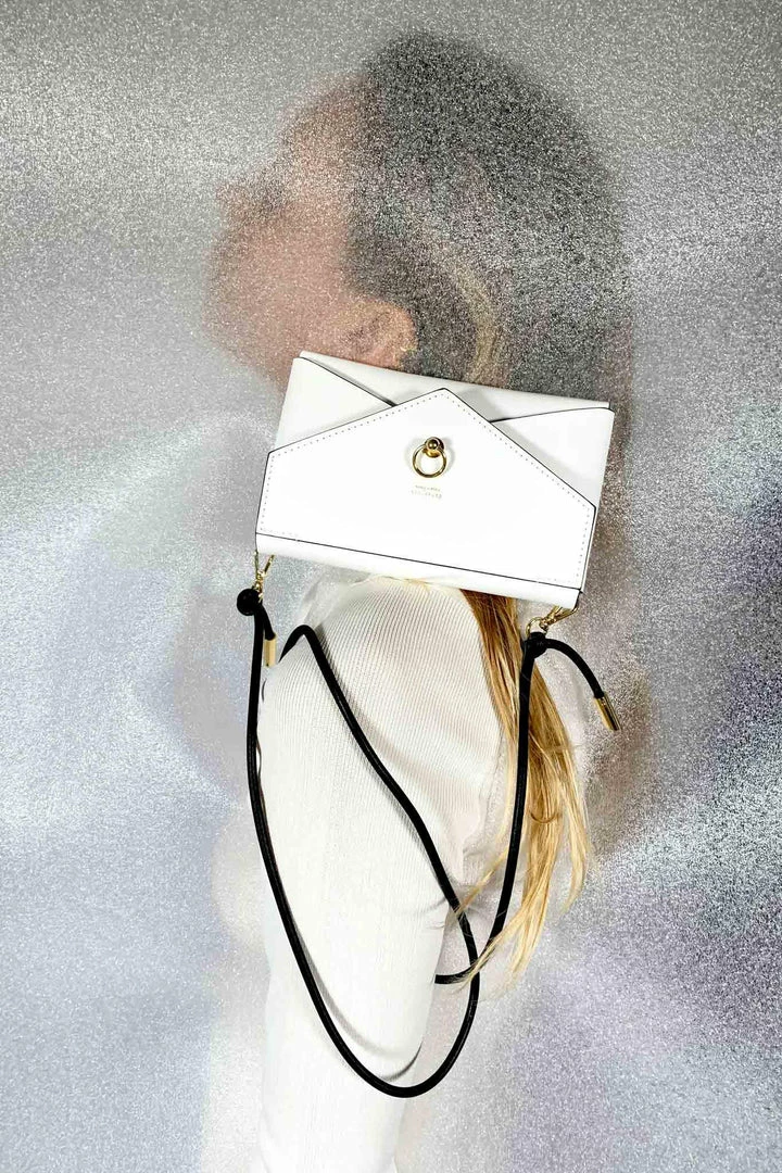 Best reviews of π Domestique Medium Envelope White Leather Purse 18K - 24K Gold π 8 Domestique Medium Envelope White Leather Purse 18K - 24K Gold