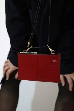 Domestique Medium Postal Red Leather Wallet