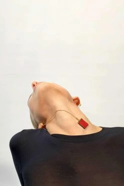 Domestique Medium Stamp Earring Jewelry 18K - 24K Gold