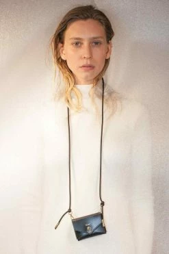 Domestique 18K - 24K Gold Mini Envelope Leather Purse