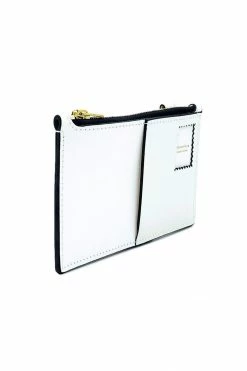 Domestique Mini Postal White Leather Wallet