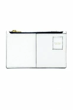 Domestique Mini Postal White Leather Wallet