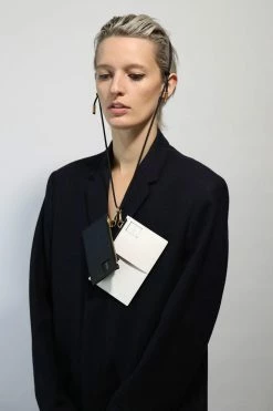 Domestique Mini Postal White Leather Wallet