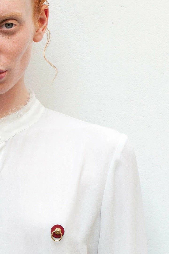 Flash Sale π― Domestique Red Fox Leather Screw On Pins β¨ 8 Domestique Red Fox Leather Screw On Pins