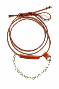 Domestique Leather Chained Up Necklace