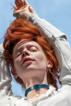 Domestique Toys & Accessories D-Ring Leather Choker