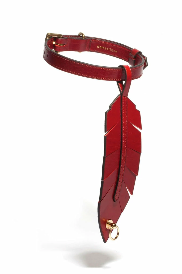 Discount π Domestique Rouge-gorge Red Feather Choker Toys & Accessories π― 3 Domestique Rouge-gorge Red Feather Choker Toys & Accessories