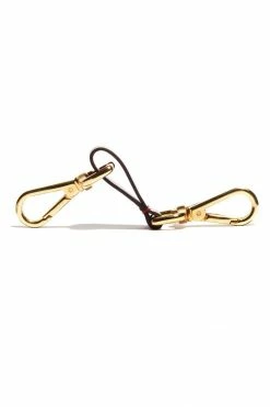 Domestique Black Leather Linotte Cuff Bracelets