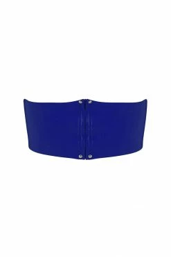 Elissa Poppy Latex Bandeau Crop Top