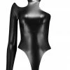 Elissa Poppy Kappa Keyhole Latex Bodysuit