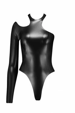 Elissa Poppy Kappa Keyhole Latex Bodysuit