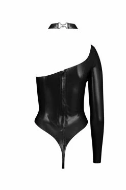 Elissa Poppy Kappa Keyhole Latex Bodysuit