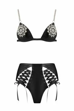 Elissa Poppy Mu Lambda Latex Lingerie Set Lingerie Sets