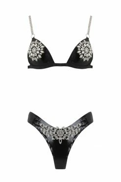 Elissa Poppy Lingerie Sets Mu Tau Latex Lingerie Set