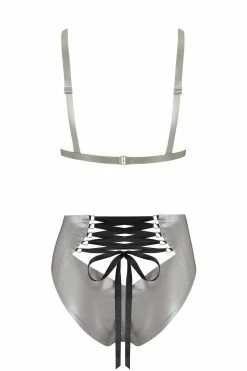 Elissa Poppy Mu Lambda Latex Lingerie Set Lingerie Sets