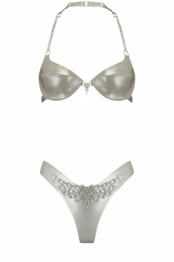 Elissa Poppy Gamma Tau Latex Lingerie Set