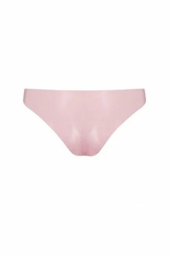 Elissa Poppy Baby Pink Latex Cheeky Brief