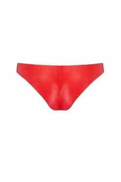 Elissa Poppy Latex Cheeky Brief