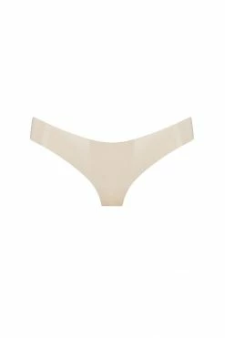 Elissa Poppy White Ivory Latex Cheeky Brief