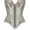 Outlet π― Elissa Poppy Lingerie Sets Zeta Zip Silver Latex Corset π 2 Elissa Poppy Lingerie Sets Zeta Zip Silver Latex Corset