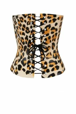 Elissa Poppy Zeta Zip Latex Corset