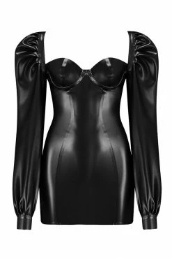 Elissa Poppy Delta Latex Dress