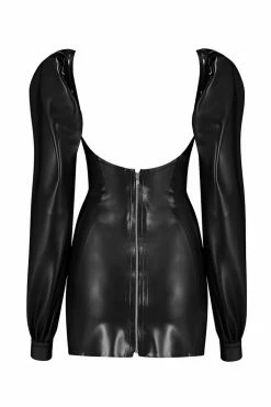 Elissa Poppy Delta Latex Dress