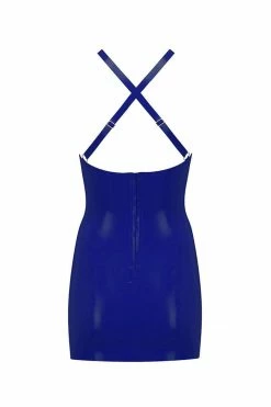 Elissa Poppy Latex Mini Dress