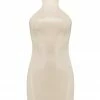 Elissa Poppy White Ivory Latex Mini Dress