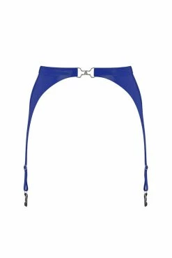 Elissa Poppy Latex Garter Belt