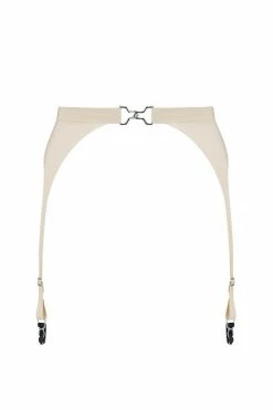 Elissa Poppy Latex Garter Belt