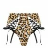 Elissa Poppy Panties Lambda Leopard Latex Lace Knicker