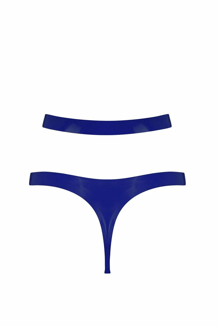 Cheapest π Elissa Poppy Royalblue Navy Latex Cut Out Thong β 4 Elissa Poppy Royalblue Navy Latex Cut Out Thong