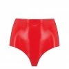 Elissa Poppy Scarlet Red Latex Disco High Waist Pant