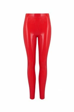 Stockings & Thigh Highs Elissa Poppy Latex Leggings