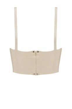 Elissa Poppy Latex Full Cup Longline Bra