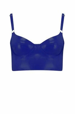 Elissa Poppy Latex Full Cup Longline Bra
