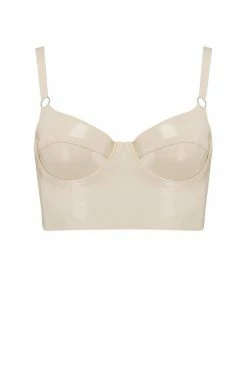 Elissa Poppy Latex Full Cup Longline Bra