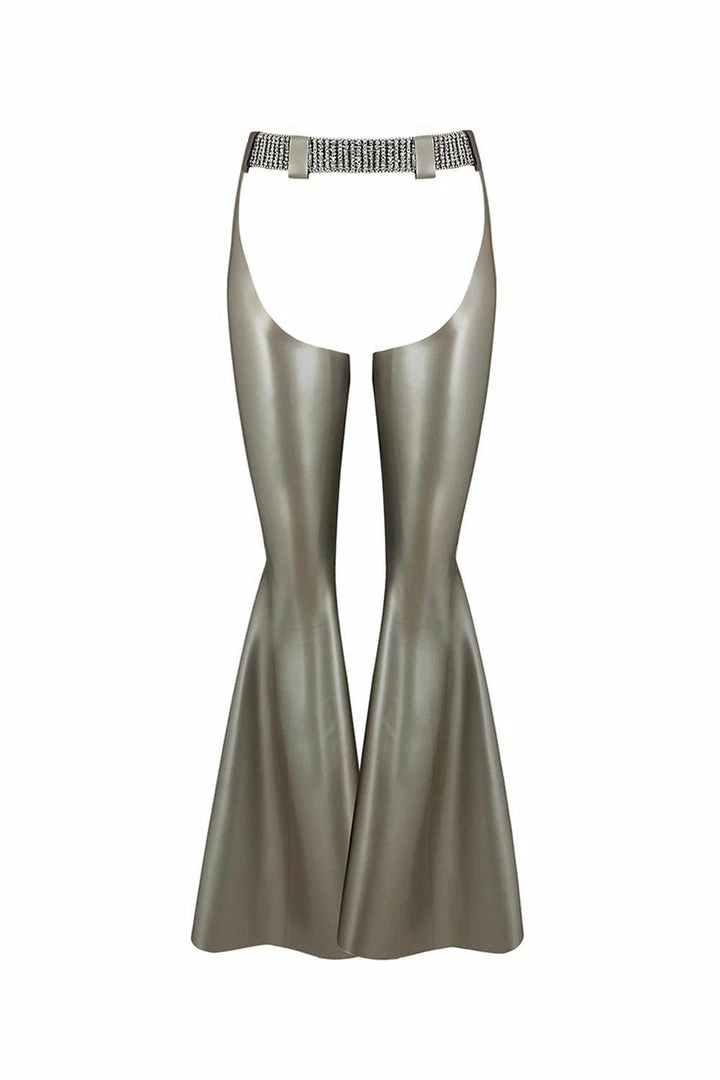 Buy π₯ Elissa Poppy Chi Cowgirl Silver Latex Chaps β€οΈ 3 Elissa Poppy Chi Cowgirl Silver Latex Chaps