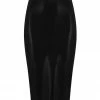 Elissa Poppy Latex Midi Skirt