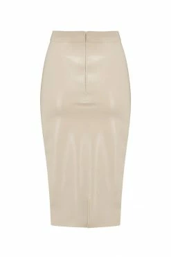 Promo π Elissa Poppy Latex Midi π Skirt β 23 Elissa Poppy Latex Midi Skirt