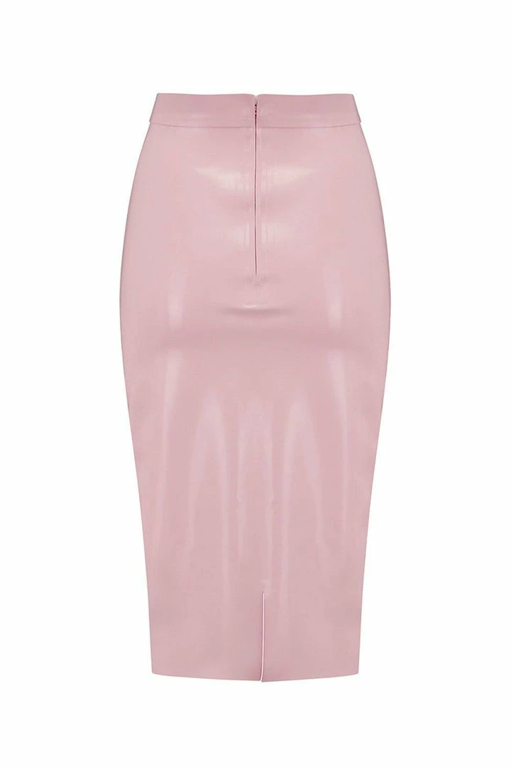Promo π Elissa Poppy Latex Midi π Skirt β 8 Elissa Poppy Latex Midi Skirt