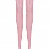 Elissa Poppy Sigma Pink Latex Stockings