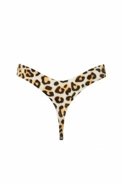 Elissa Poppy Tau Latex Thong